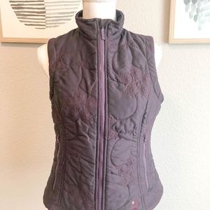 Isis Embroidered, Fleece-Lined Vest